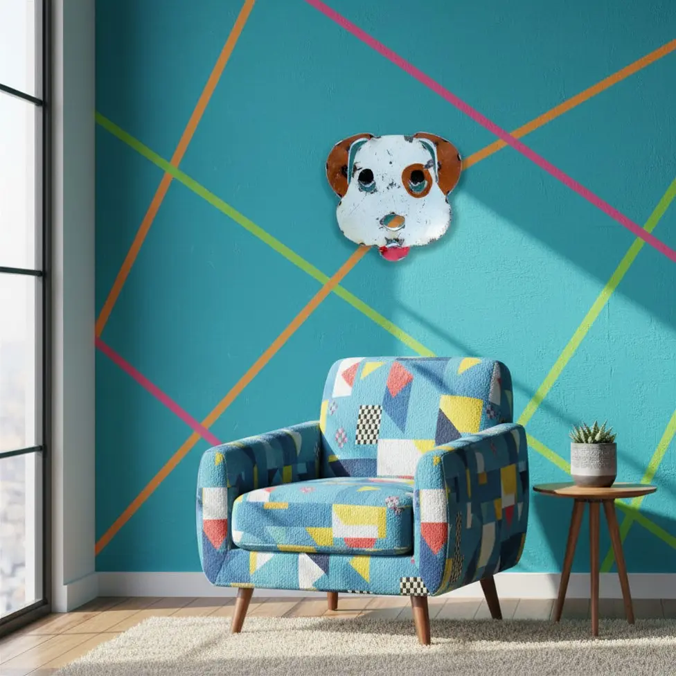 Emoji - 🐶 - Tête de chien - 28,5 x 30 x 4 cm