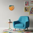 Emoji - 🍑 - Pêche - 28 x 28 x 4 cm