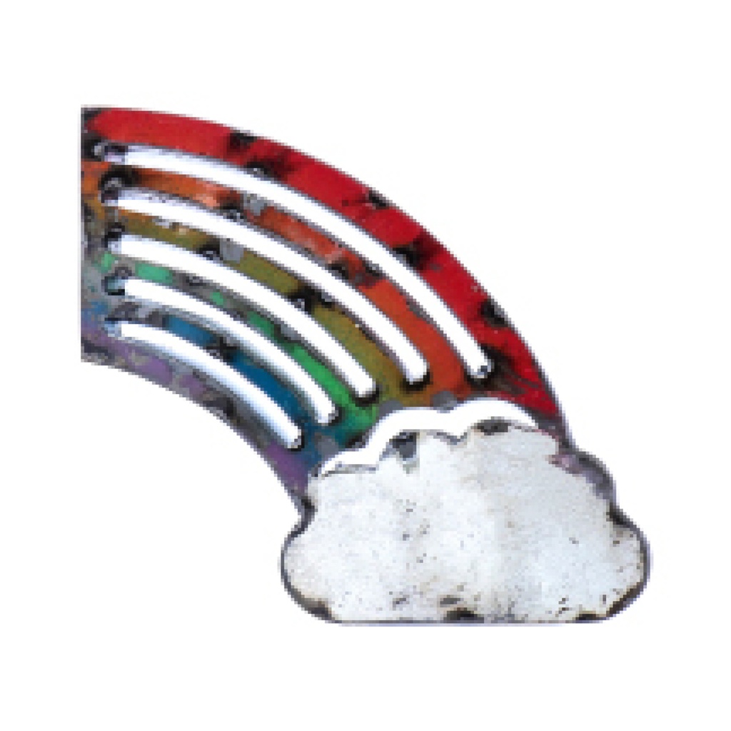 Emoji - 🌈 - Arc-en-ciel - 30 x 30 x 4 cm