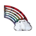 Emoji - 🌈 - Arc-en-ciel - 30 x 30 x 4 cm