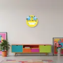 Emoji Upcycling - 🤩 - Visage avec des étoiles à la place des yeux - 30 x 30 x 5 cm