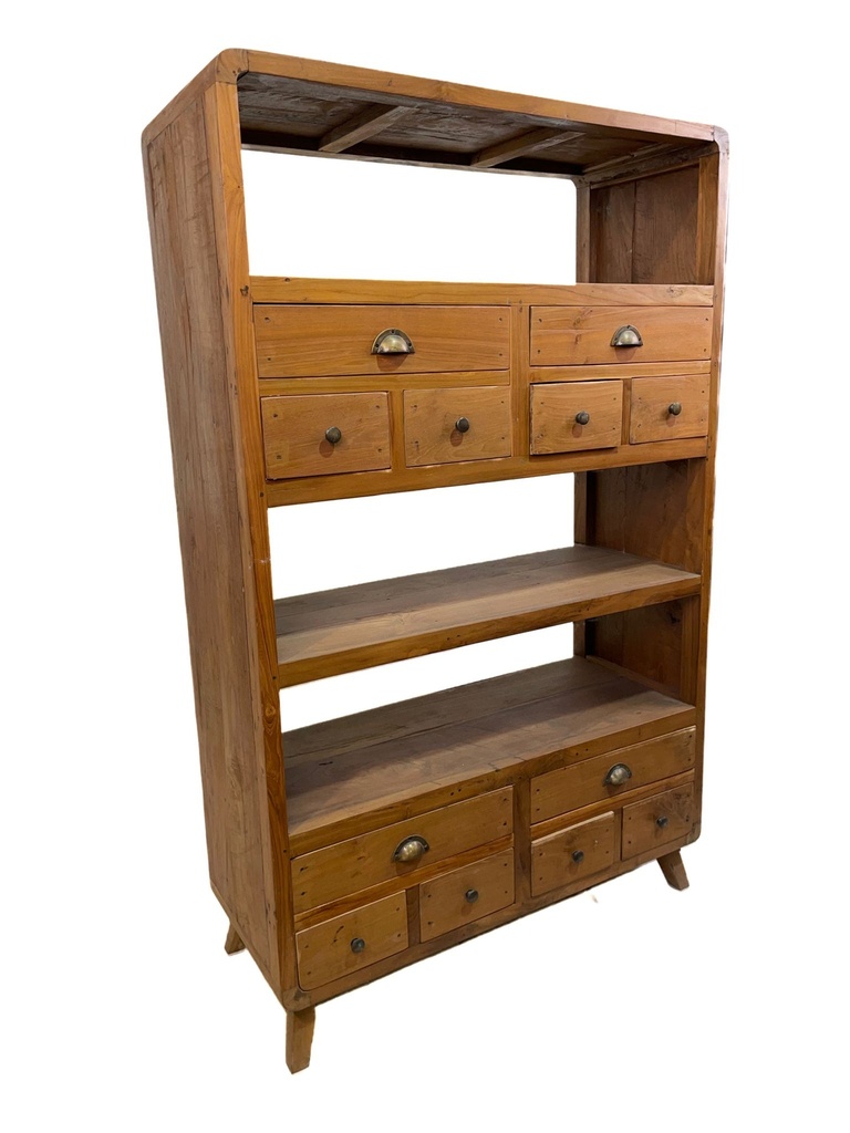 Étagère - 12 tiroirs, 3 étages - 100 x 160 x 40 cm