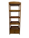 Étagère - 1 tiroir, 5 rangements - 55 x 180 x 45 cm