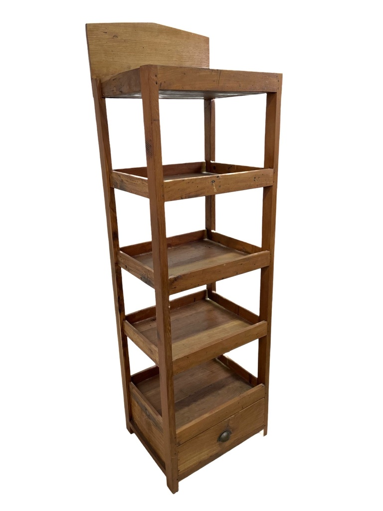 Étagère - 1 tiroir, 5 rangements - 55 x 180 x 45 cm