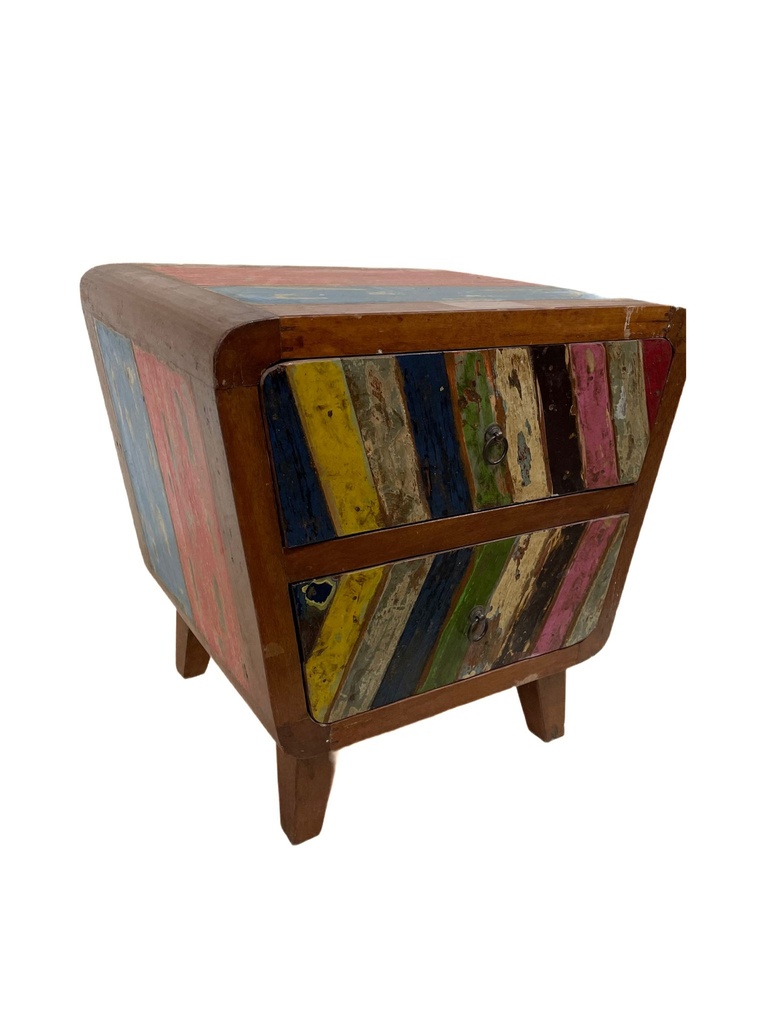 Table de Nuit - 2 tiroirs - 50 x 40 x 40 cm