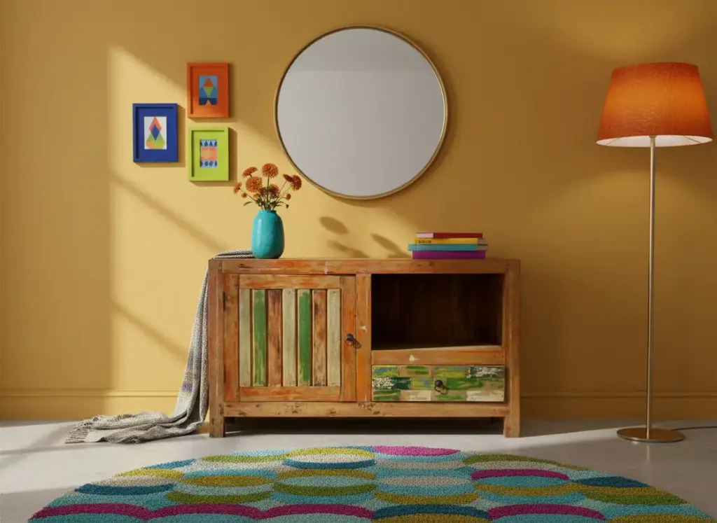 Meuble TV - 1 tiroir, 1 porte - 100 x 55 x 37 cm