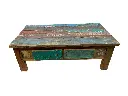 Table Basse - 2 tiroirs - 120 x 45 x 70 cm