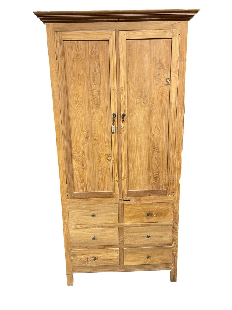 Grande Penderie - 6 tiroirs, 2 portes - 100 x 200 x 50 cm