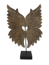Ailes Sculptées sur Socle - 61 x 40 x 14 cm