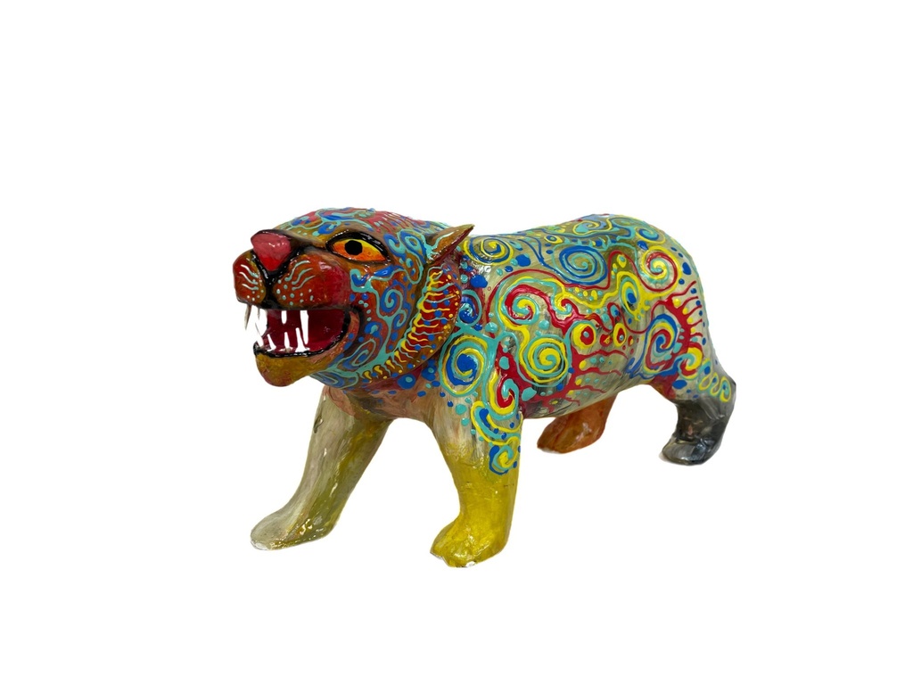 Statue Tigre 'Dali' - 16 x 28 x 10 cm