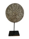 Sculpture Soleil sur Socle - 43 x 25 x 10 cm