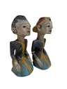 Statues - Couple Javanais - 23 x 9 x 9 cm