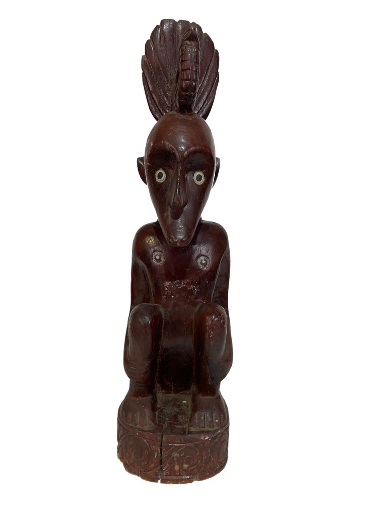 Singe à Tête de Paon - 55 x 14 x 15 cm