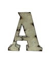 Lettre en Métal - 'A' - Petite - 15 cm