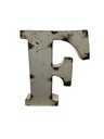 Lettre en Métal - 'F' - Petite - 15 cm