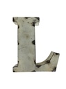 Lettre en Métal - 'L' - Petite - 15 cm