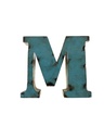 Lettre en Métal - 'M' - Petite - 15 cm