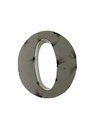 Lettre en Métal - 'O' - Petite - 15 cm