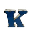 Lettre en Métal - 'K' - Petite - 15 cm