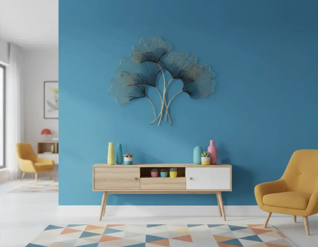 Décoration Murale 'Pimp Ginko' - Or - 75 x 75 x 2 cm