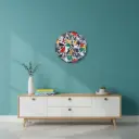 Décoration Murale 'Pimp Artcycle' Upcycling - Mix Couleur - 58 x 58 x 6 cm