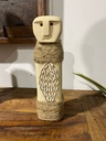 Statue en Pierre Ethnique - 26 x 6 x 5 cm
