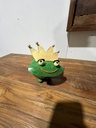 Grenouille Roi - Photophore & Tirelire - 15 x 12 x 15 cm