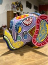 Éléphant "Pimp" Peint à la Main - Tirelire - 27 x 38 x 38 cm