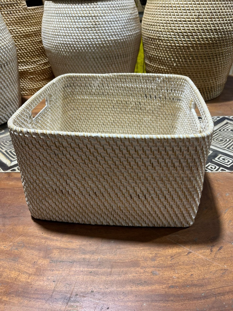 Panier Carré avec Hanse - 20 x 32 x 32 cm