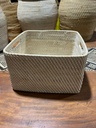 Panier Carré avec Hanse - 20 x 32 x 32 cm