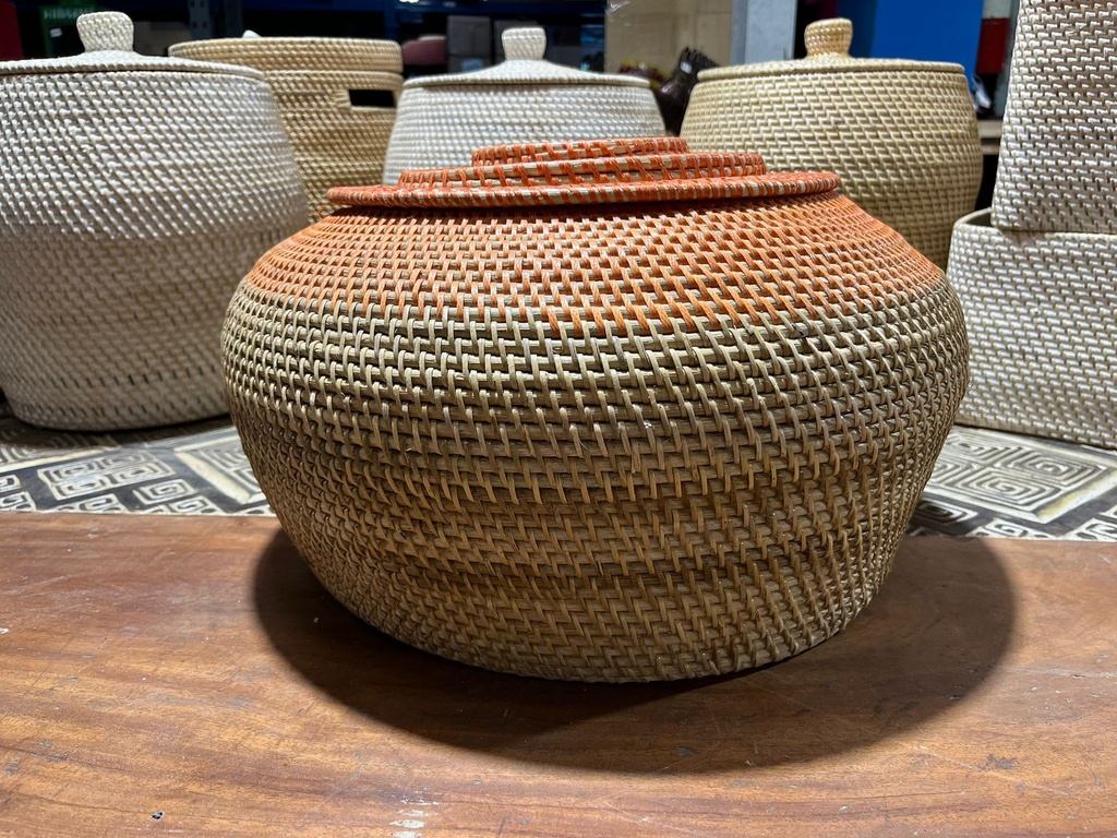 Panier à Serpent Orange - 28 x 50 x 50 cm