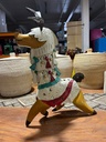Lama Blanc - Photophore - 60 x 7 x 42 cm