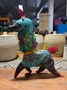 Lama Bleu - Photophore - 60 x 7 x 42 cm