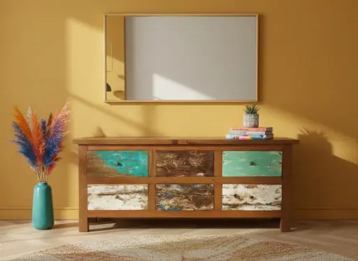 [2026-03-24-0032-A] Commode - 6 tiroirs - 65 x 150 x 45 cm