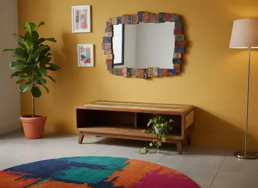 [2026-03-24-0043-A] Table Basse - 1 étagère - 45 x 120 x 60 cm