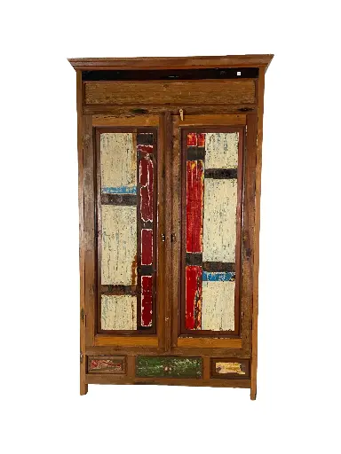 [2026-03-24-0063-A] Armoire - 2 portes, 1 tiroir - 200 x 116 x 49 cm