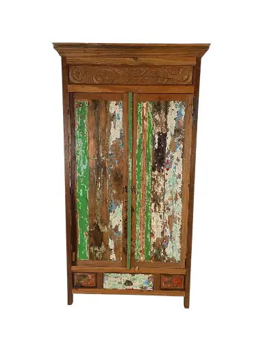 [2026-03-24-0064-A] Armoire - 2 portes, 1 tiroir - 200 x 116 x 49 cm