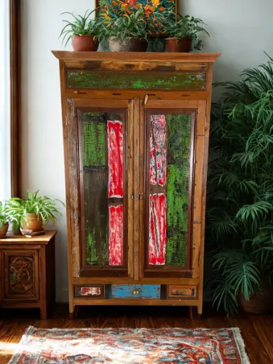 [2026-03-24-0079-A] Armoire - 2 portes, 1 tiroir - 200 x 118 x 49 cm