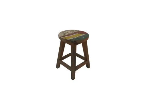 [2026-03-24-0097-A] Tabouret rond - 50 x 35 x 35 cm