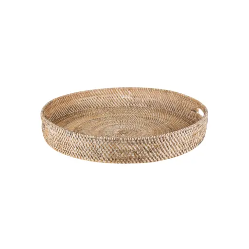 [2026-03-30-0042-A] Plateau rond à rebord - Medium - 9 x 52 x 52 cm