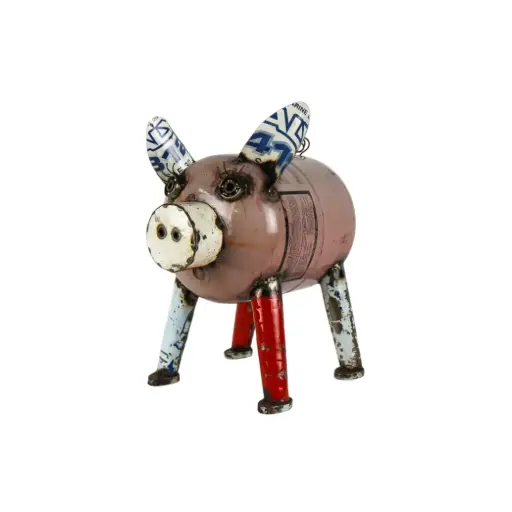 [2026-03-30-0079-A] Cochon - Upcycling - 46 x 29 x 40 cm
