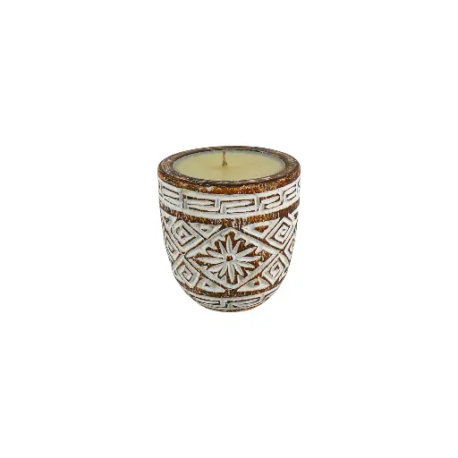 [2026-04-27-0011-A] Bougie Sculptée (Medium) - Natural Burn - 15 x 15 x 15 cm
