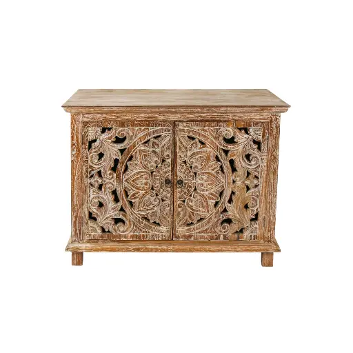[2026-05-07-0101-A] Commode sculptée - 2 portes - 80 x 101 x 44 cm