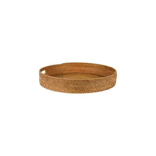 [2026-09-30-0054-A] Plateau rond à rebord - Large - 10 x 50 x 50 cm