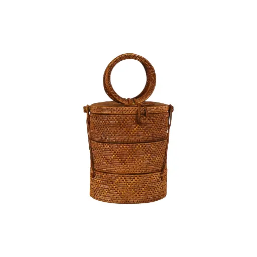 [2026-09-30-0058-A] Boite à Lunch (Tiffin) - 3 niveaux - 38 x 20 x 20 cm