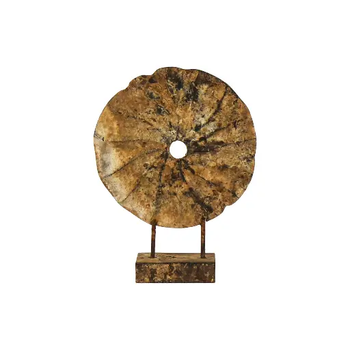 [2026-09-30-0089-A] Roue sur Socle - 40 x 30 x 10 cm
