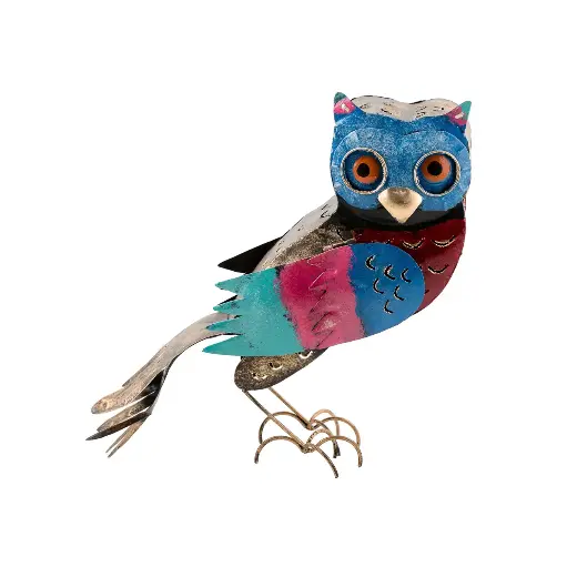 Hibou Côté - 15 x 14 x 5 cm