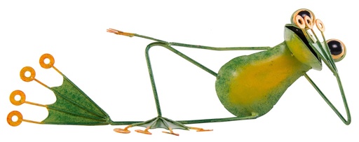 [FROG10-COUC-C] Grenouille - Couchée - 10 x 32 x 9 cm