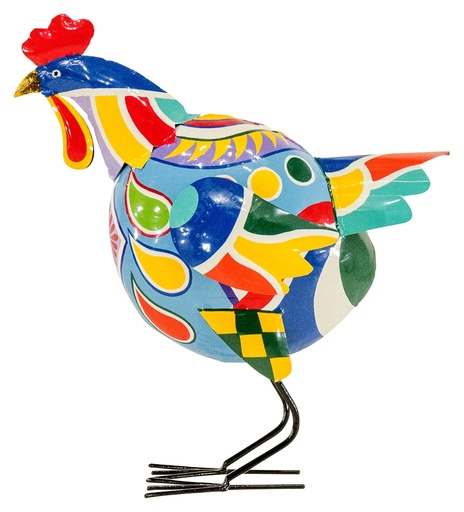 [CHICKP40-C] Poule Pimp - Mix Couleur - 38 x 14,5 x 36,5 cm