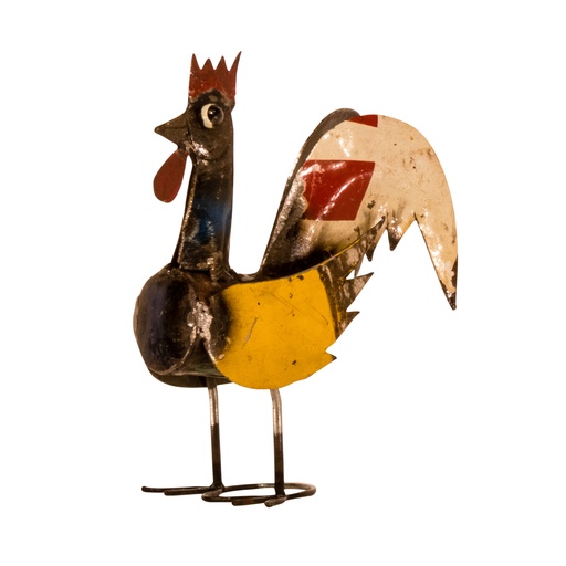 [COCUP15-C] Coq - Mix Couleur - 15 x 13 x 5 cm
